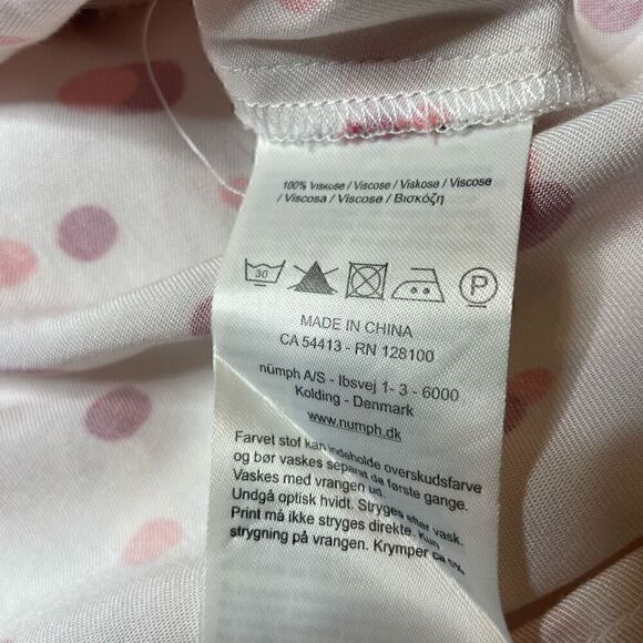 NUMPH Dress Polka Dot Tunic Size 34 (Fits XS - M) New w/ Tag 100% Viscose - Picture 7 of 13